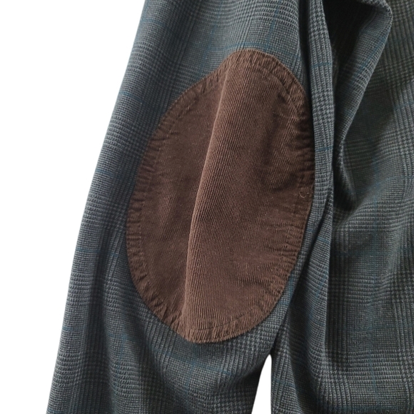 Tommy Hilfiger 1/4 Quarter Zip Long Sleeve Mock Neck Grey/Blue Sweater - Picture 9 of 9